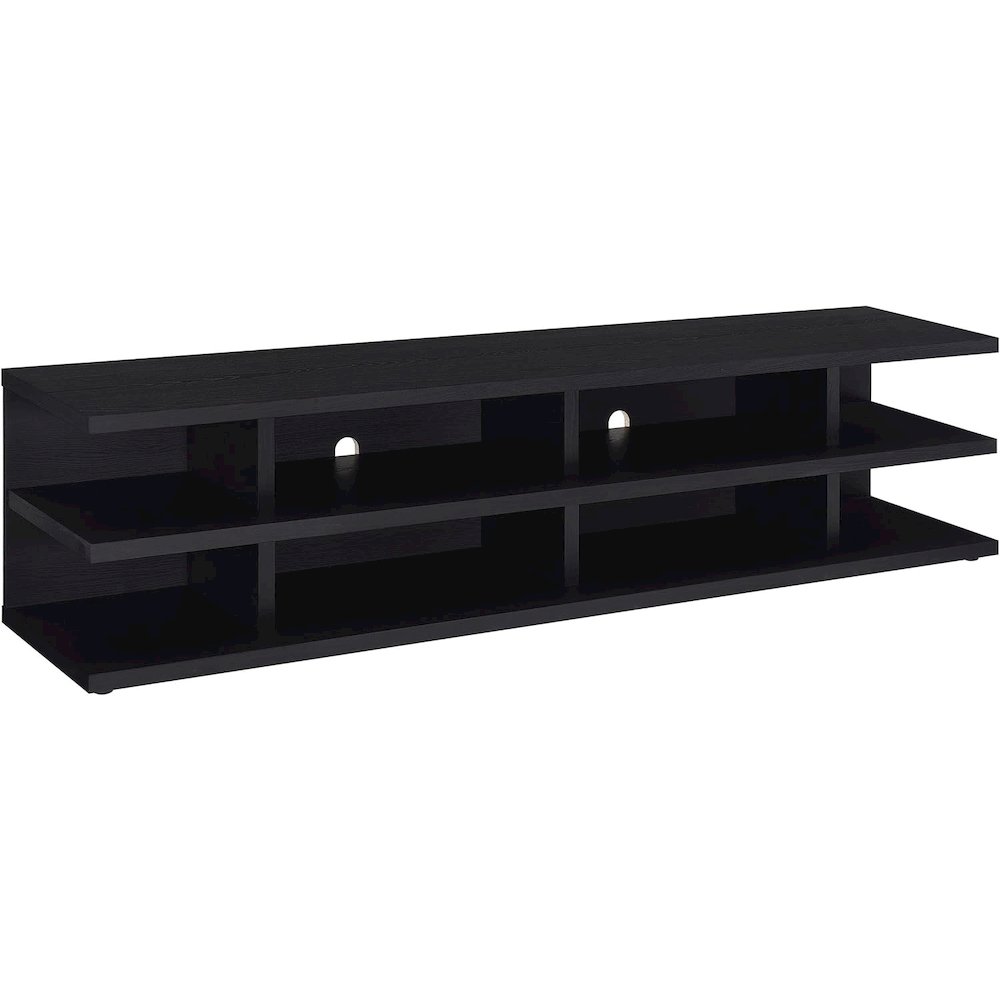Cartmill 78-inch 2-tier TV Stand Media Console Black. Picture 1