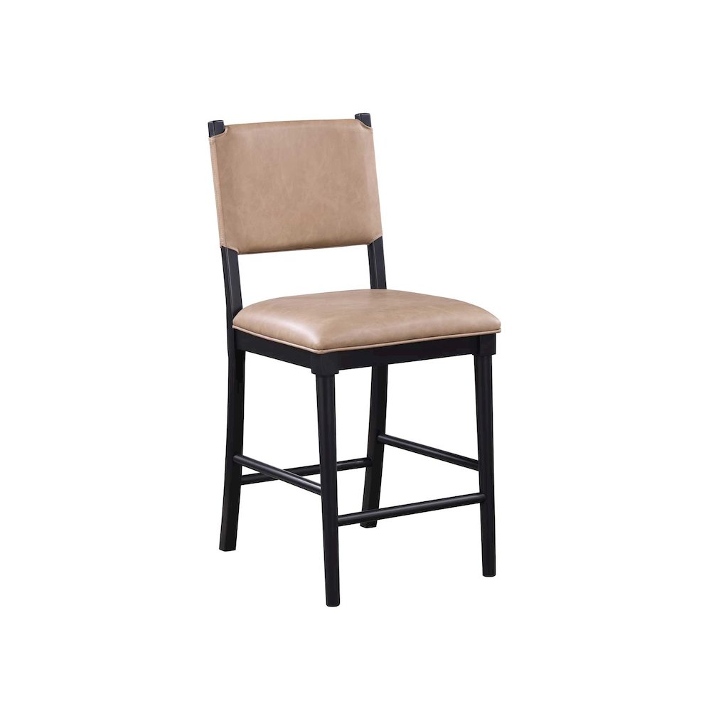 Oslo 24-inch Counter Stool, Midnight. Picture 1