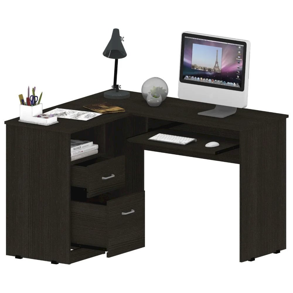 Mix Desk Black MDF. Picture 2