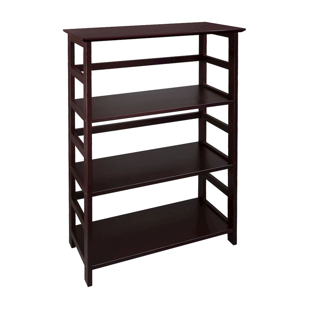 Soho Manhattan 4-Shelf Bookcase 26" Wide - Espresso. Picture 1