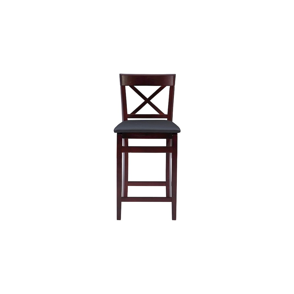 Triena 24 In X Back Folding Counter Stool. Picture 2
