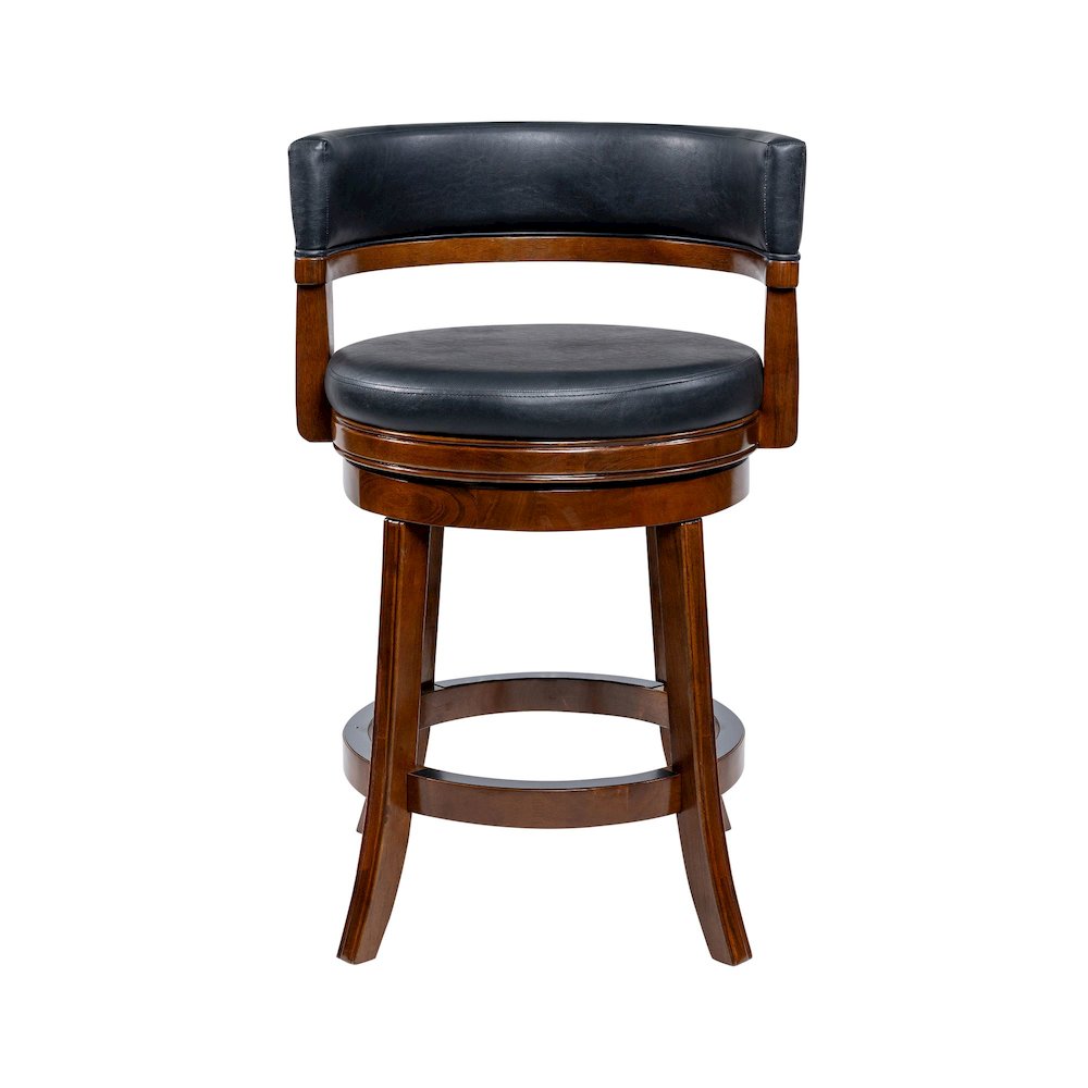 Balen Swivel Counter Stool - Cappuccino Finish. Picture 7