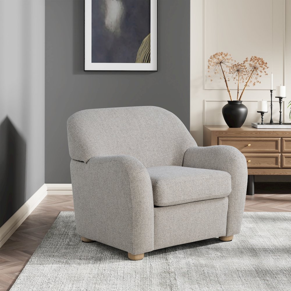 Genevieve Chair Pebble. Picture 7