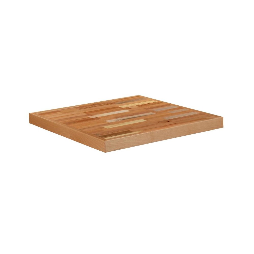 24" Square Butcher Block Style Table Top. Picture 1