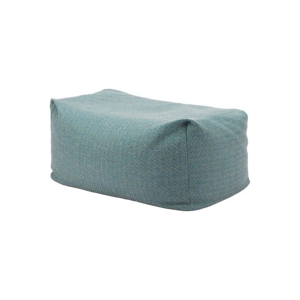 Green Outdoor Pouf Ottoman, Patio Ottoman for Garden or Deck Seating. Picture 4