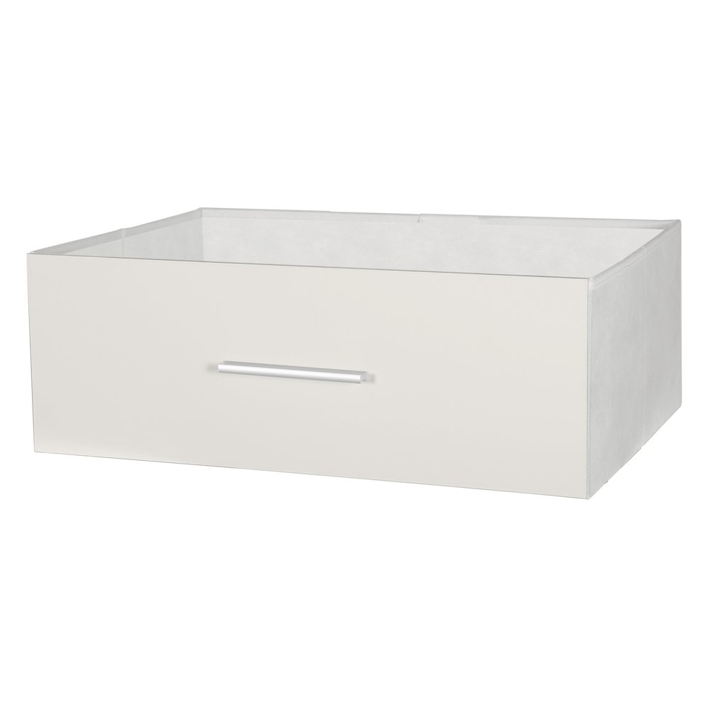 8-Drawer Dresser with Large Fabric Drawers, White. Picture 8