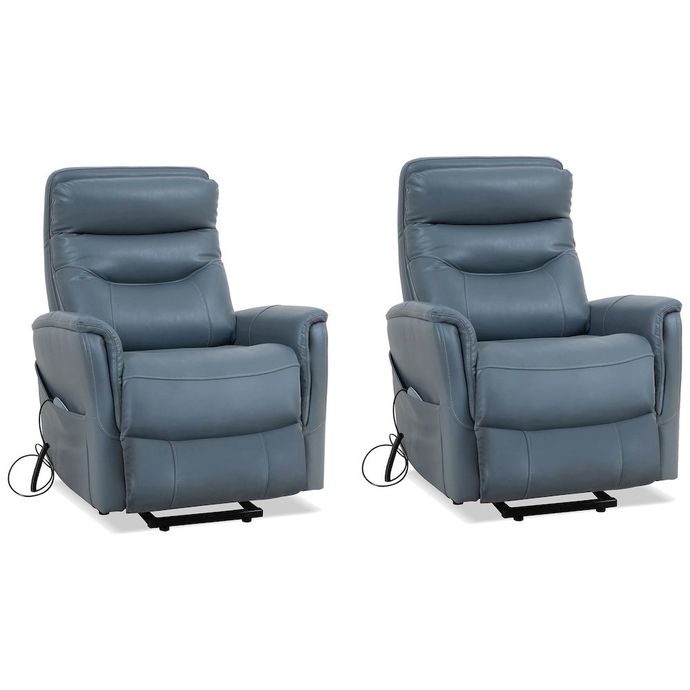 Azure Recliner Chairs Set of 2 – Power Lift Recliner with Headrest. Picture 1