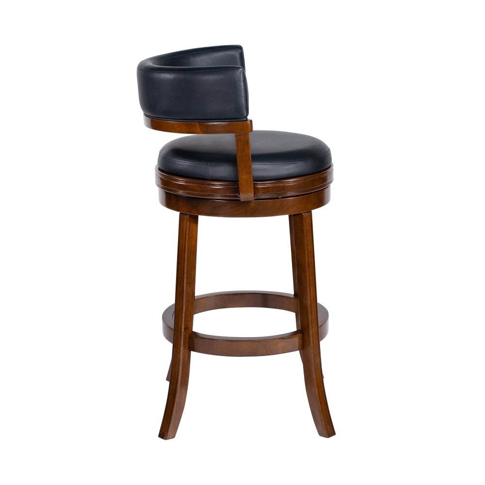 Balen Swivel Bar Stool -Cappuccino Finish. Picture 10