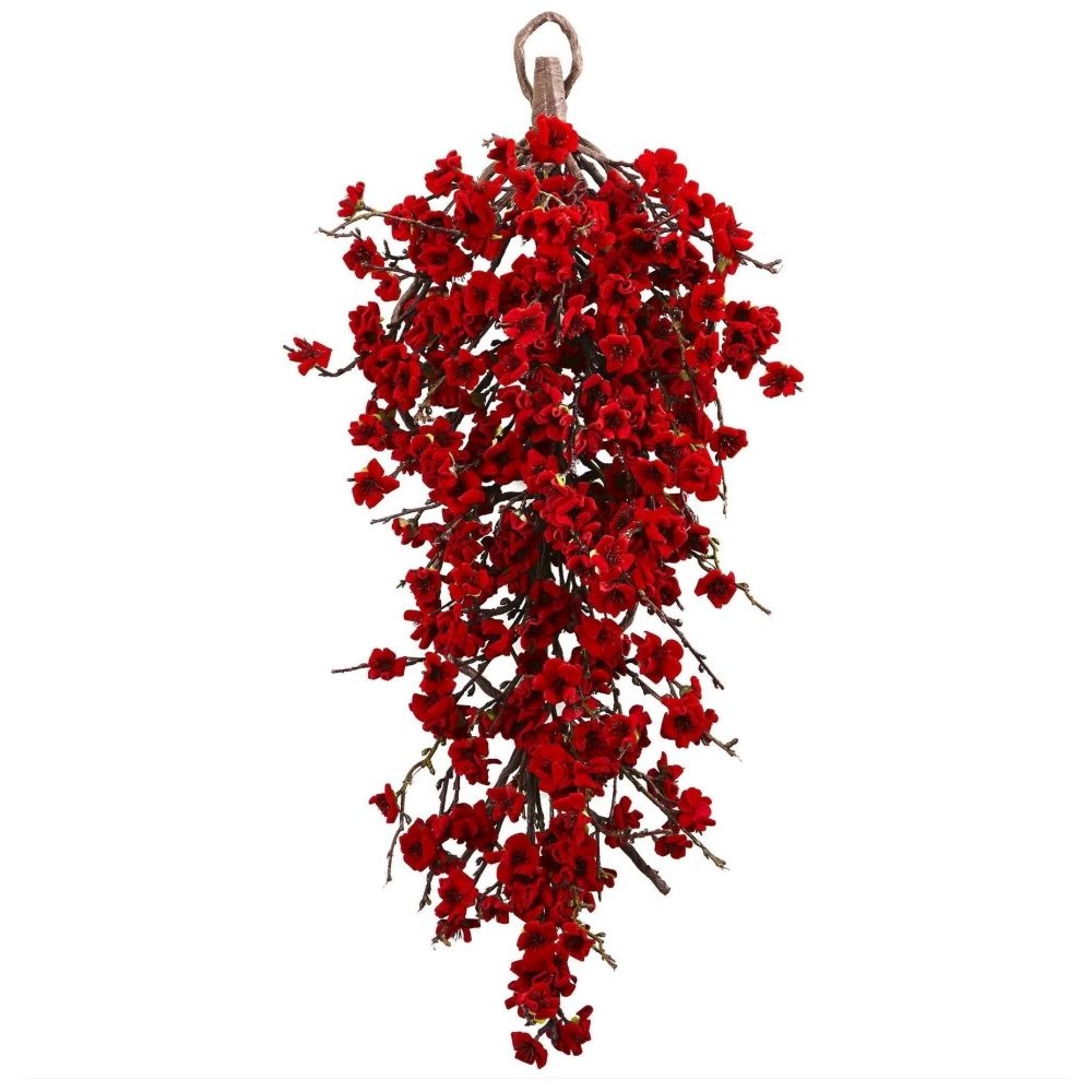 28in. Plum Blossom Teardrop. Picture 1