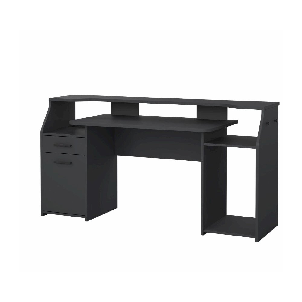 Function Plus Gaming Desk, Matt Grey. Picture 3
