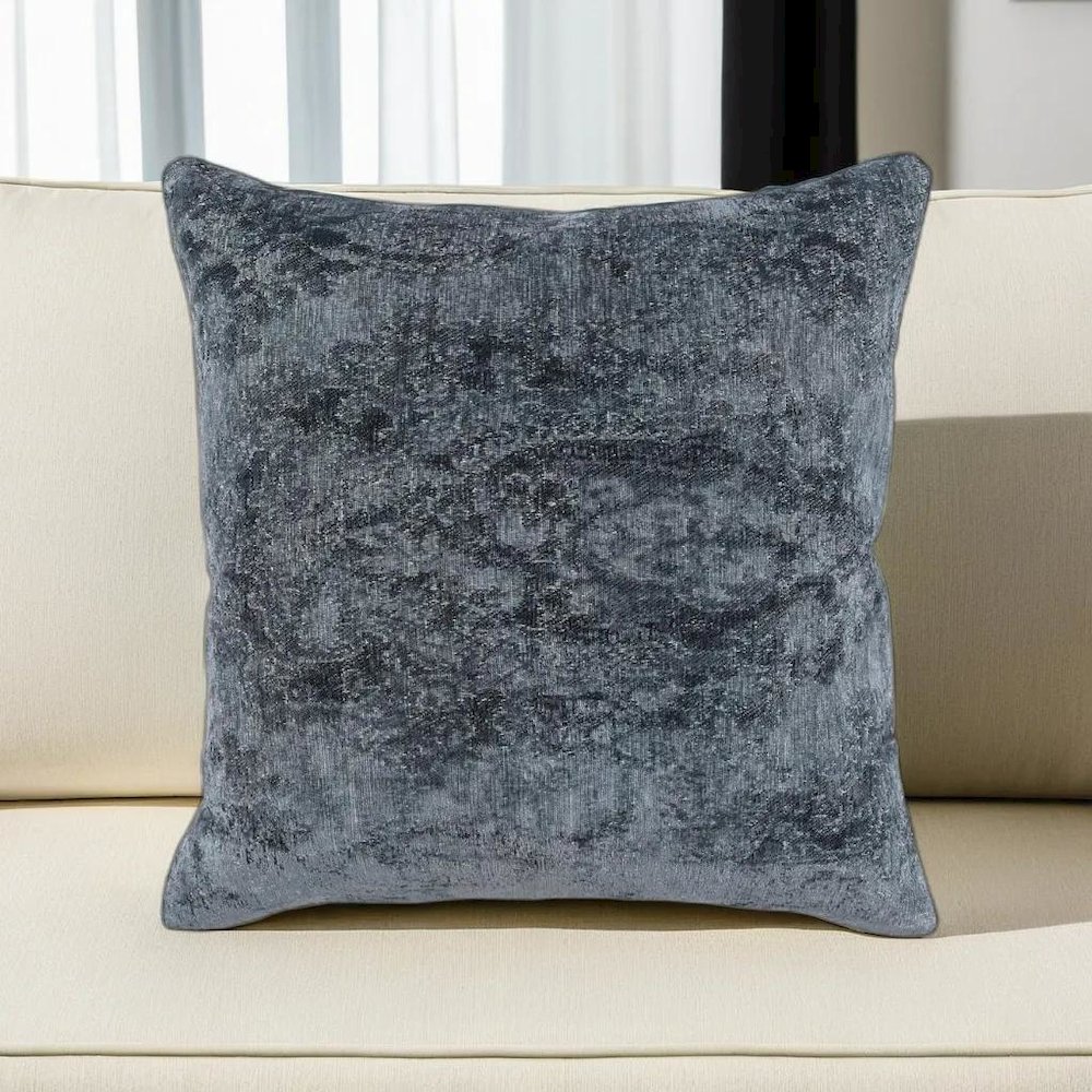 Doolin 22" Throw Pillow , Blue. Picture 2