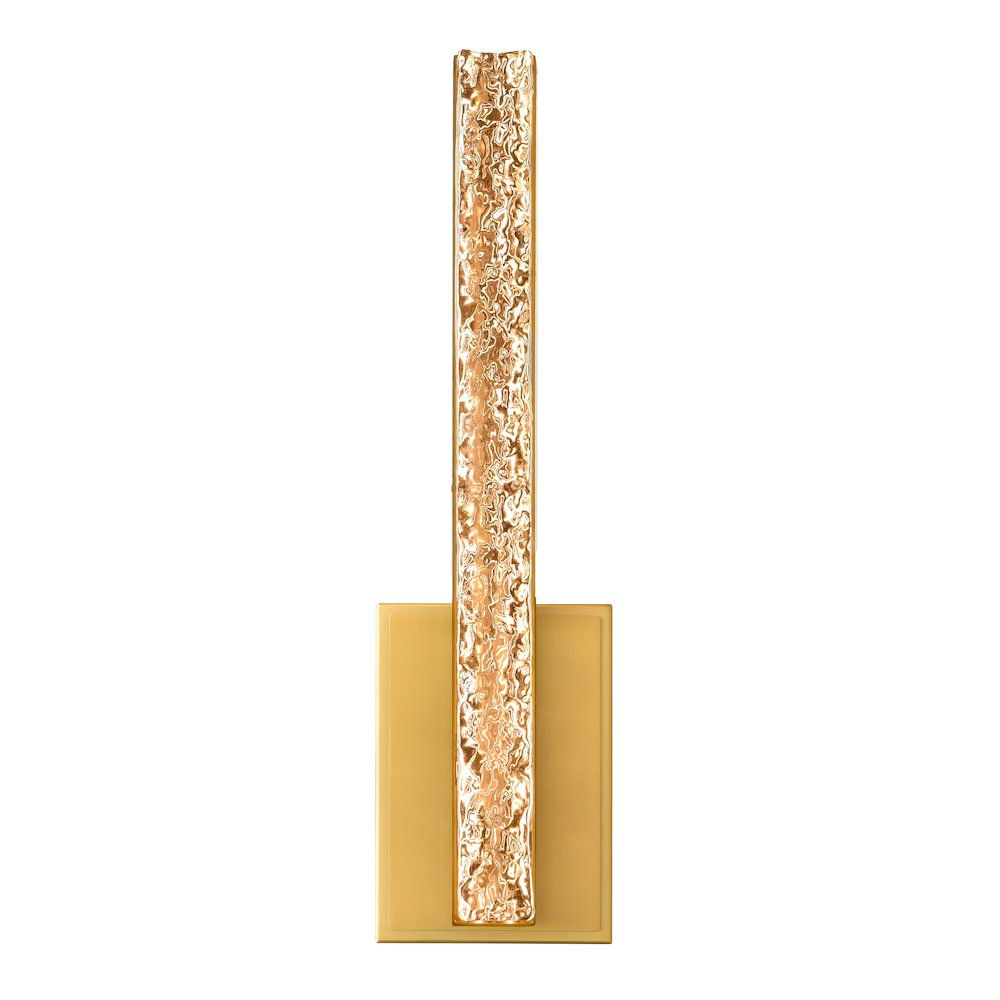 Stagger Integrated LED Brass Wall Light. Picture 6