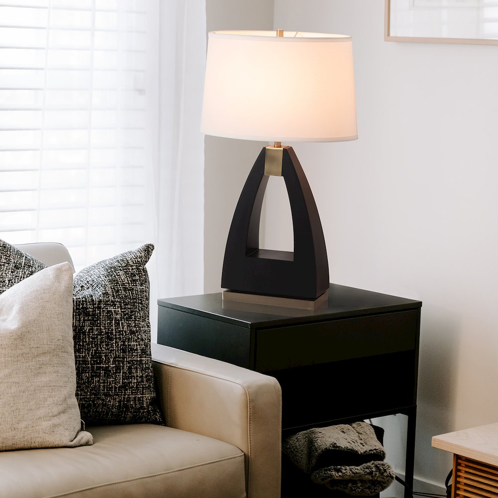 Trina Table Lamp - Ebony. Picture 3