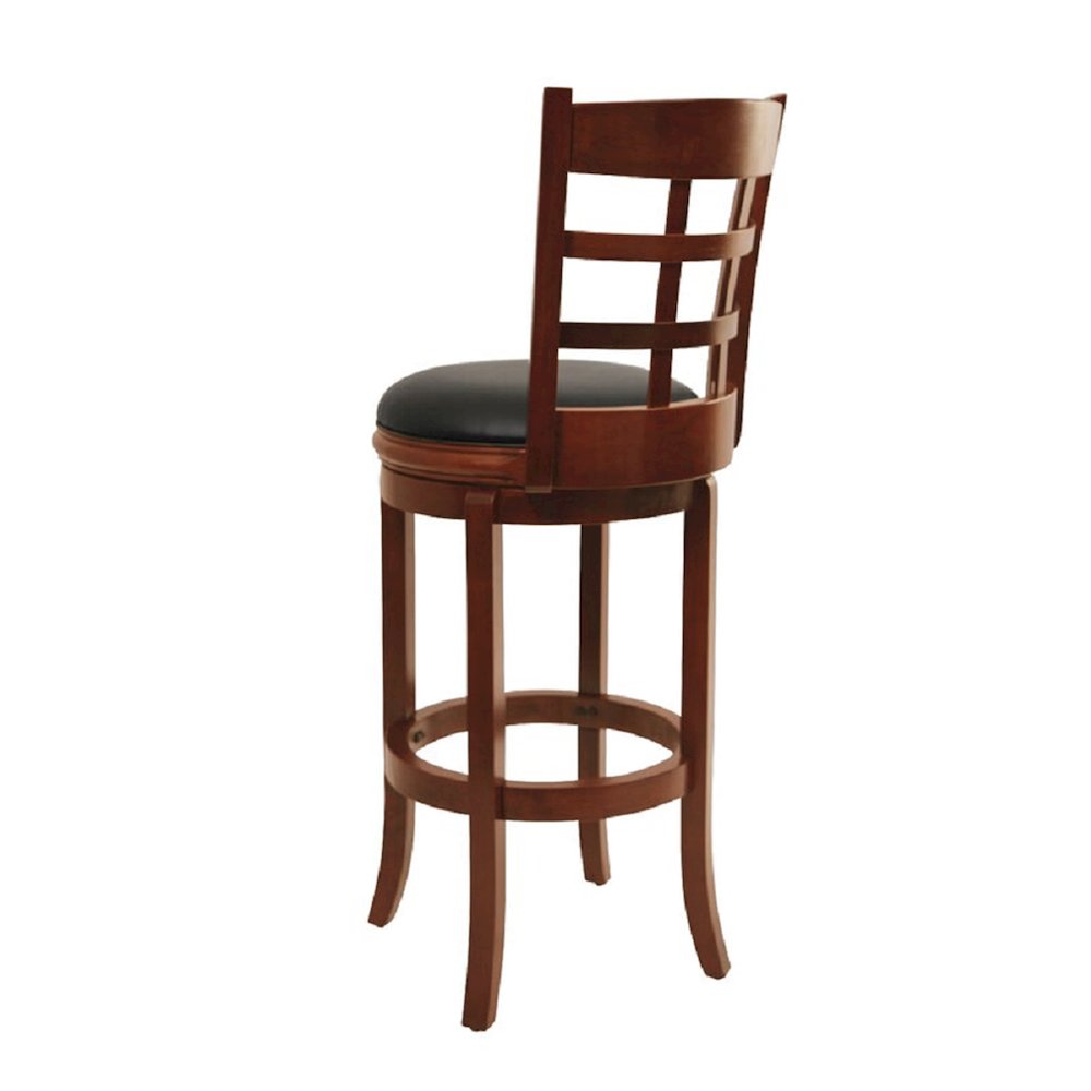 Kyoto Swivel Bar Stool - Cherry. Picture 4