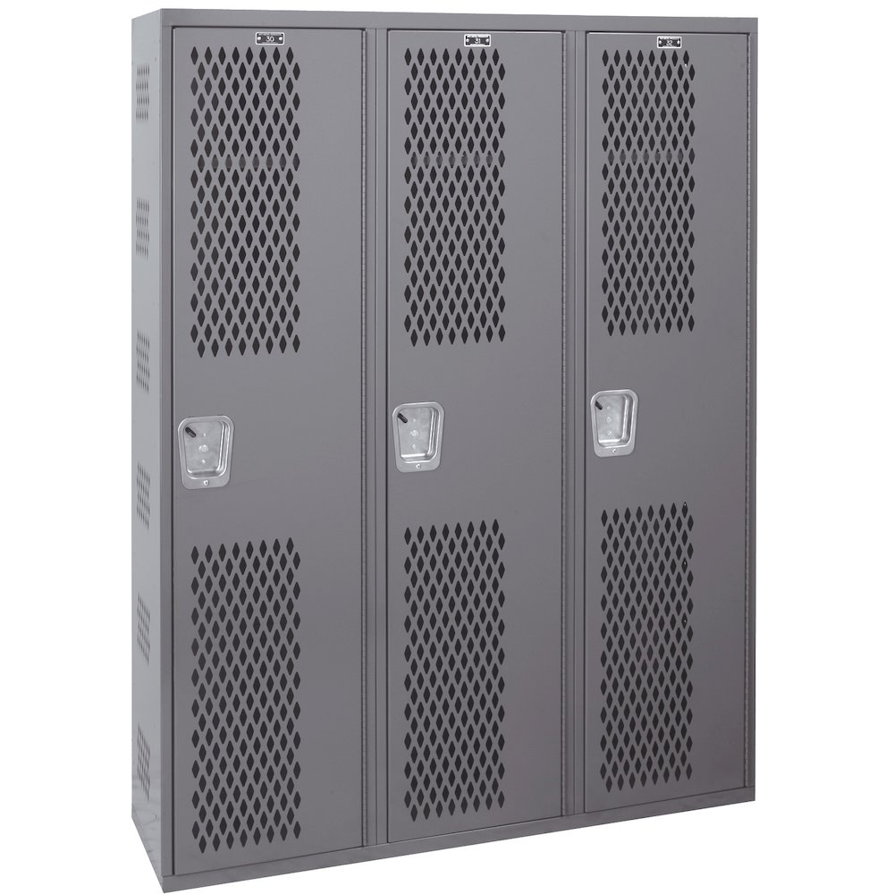 Hallowell Welded Single-Point Ventilated Locker. Picture 1