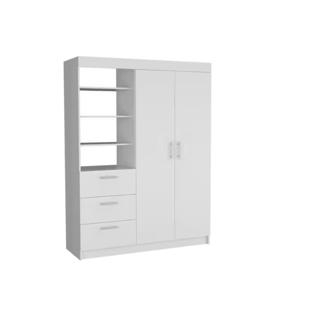 Kenya Armoire White MDF. Picture 1