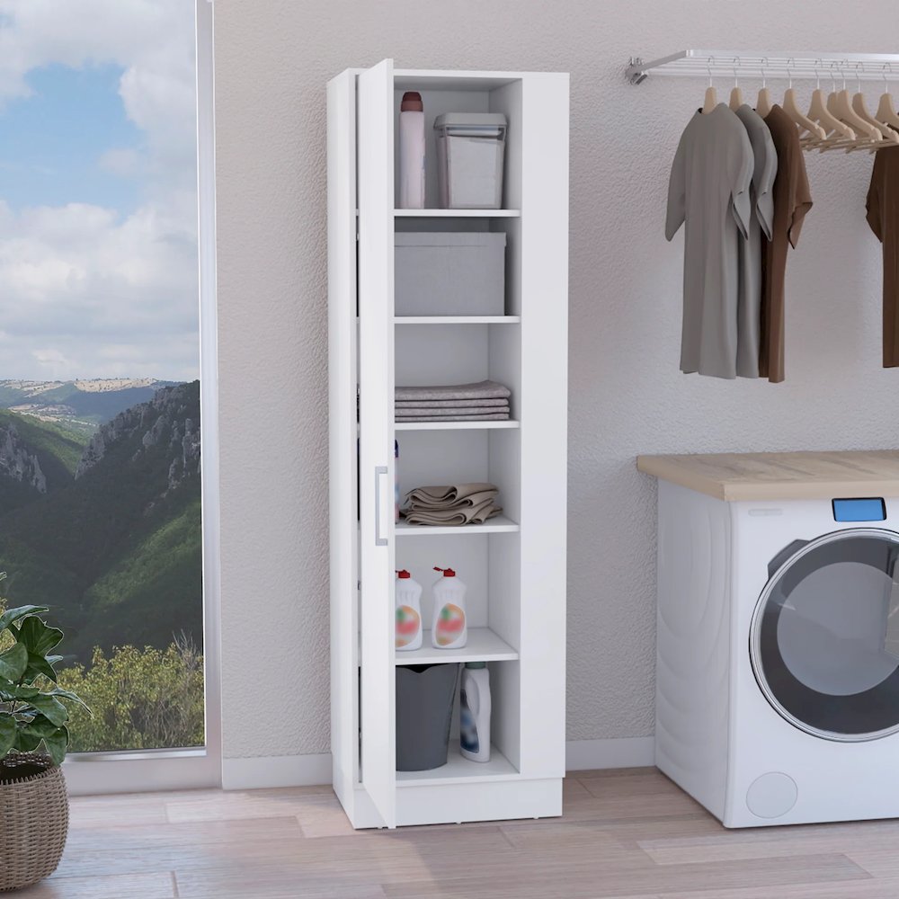 Lilo Storage Cabinet White MDF. Picture 7