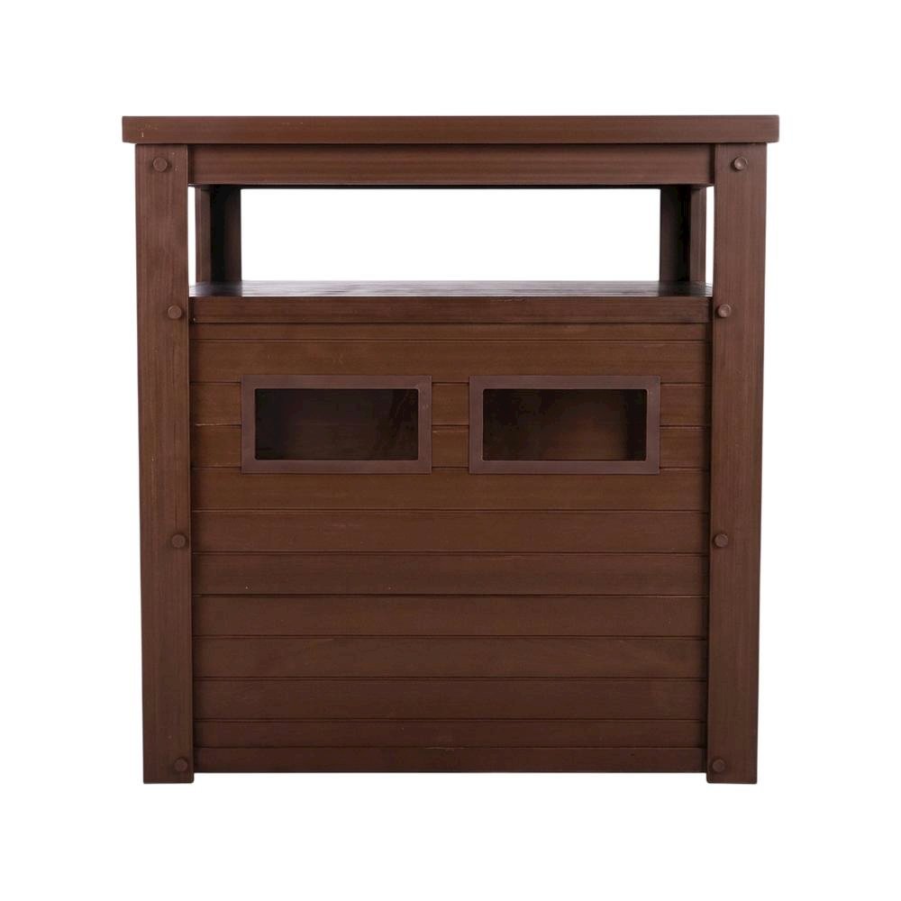 Russet Jumbo Litter Box Cover End Table with Durable Construction. Picture 6