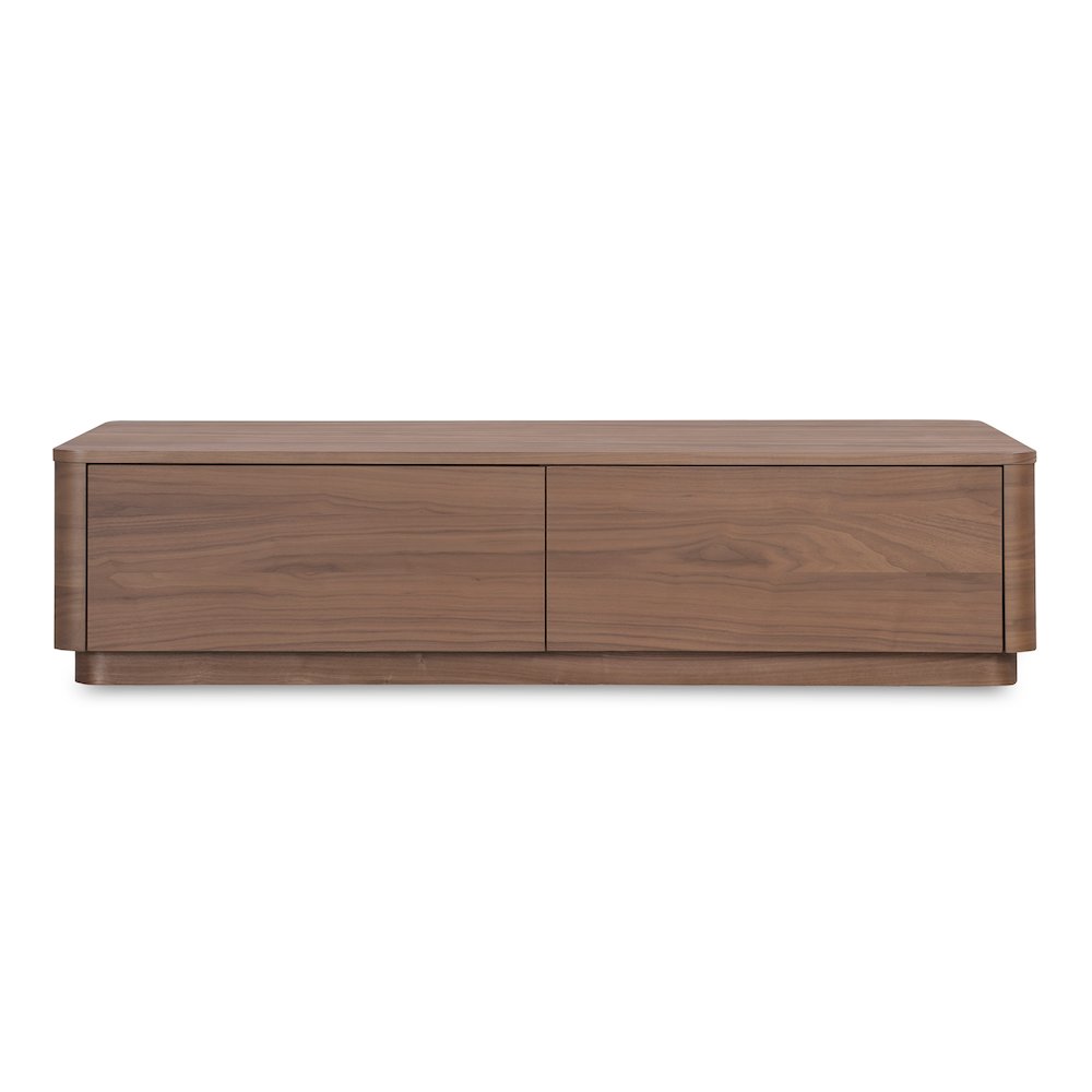 Round Off Coffee Table Walnut Brown. Picture 4