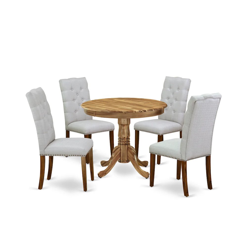 Dining Room Set Natural, ANEL5-ANA-05. Picture 1