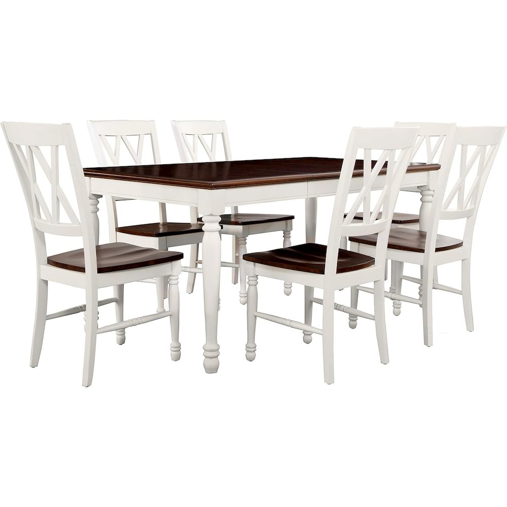 Shelby 7-Piece Dining Table Set For 6 - Table & 6 Chairs. Picture 1