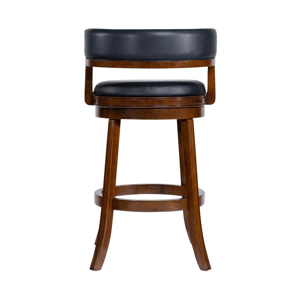 Balen Swivel Bar Stool -Cappuccino Finish. Picture 9
