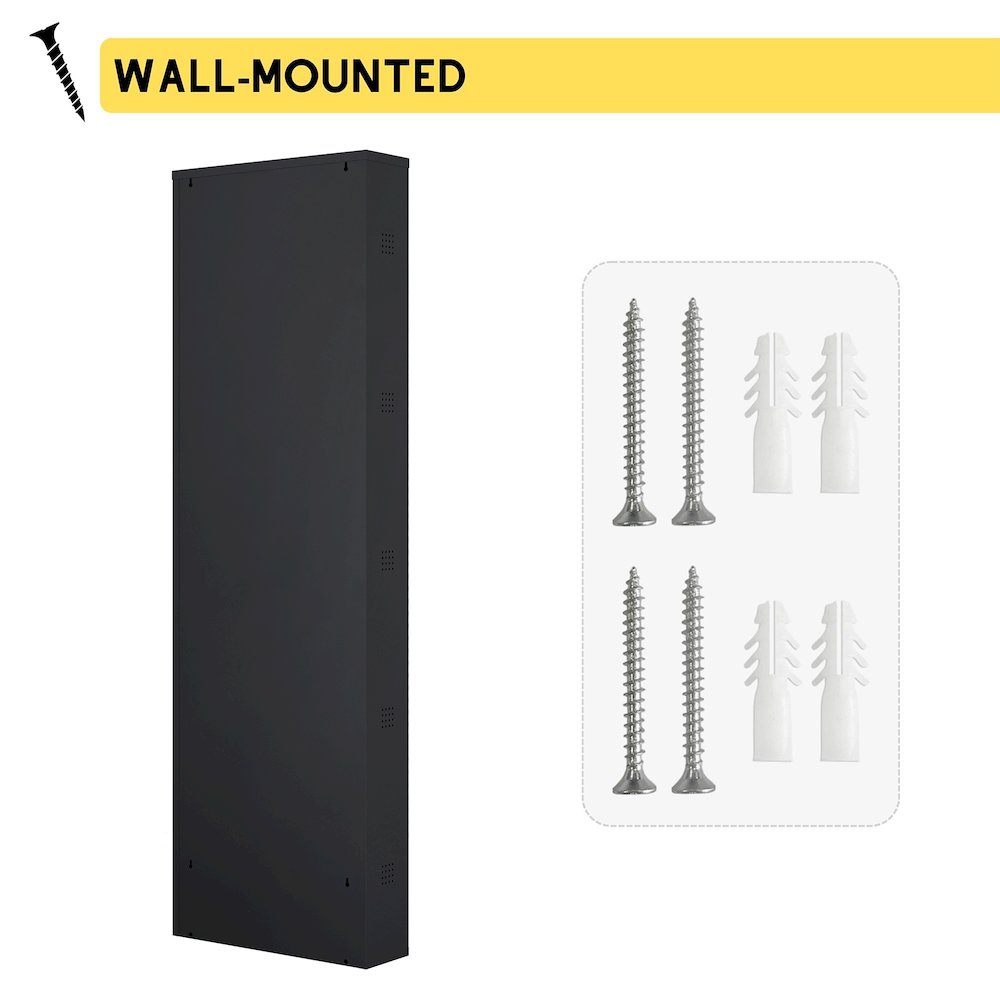 Antibacterial 5 Tier metal shoe cabinet side holes. Picture 8