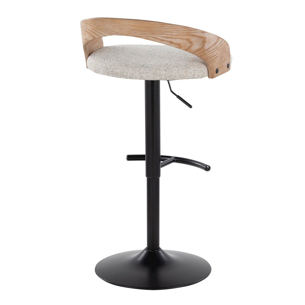 Grotto Adjustable Barstool - Set of 2. Picture 3