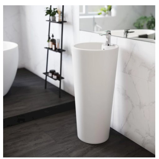 Monaco Circular Basin Pedestal sink. Picture 12