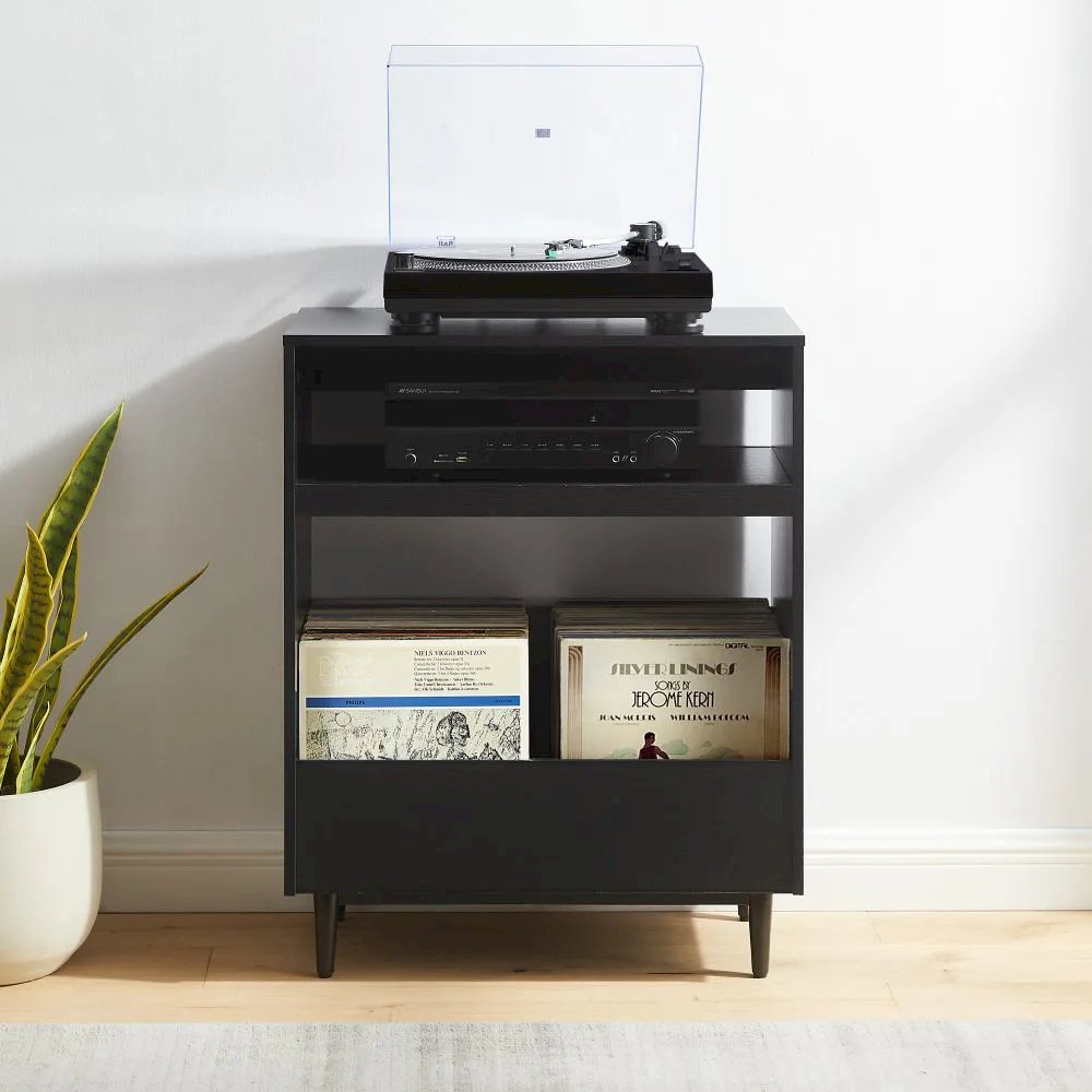 Liam Record Player Stand With Vinyl Storage. Picture 9