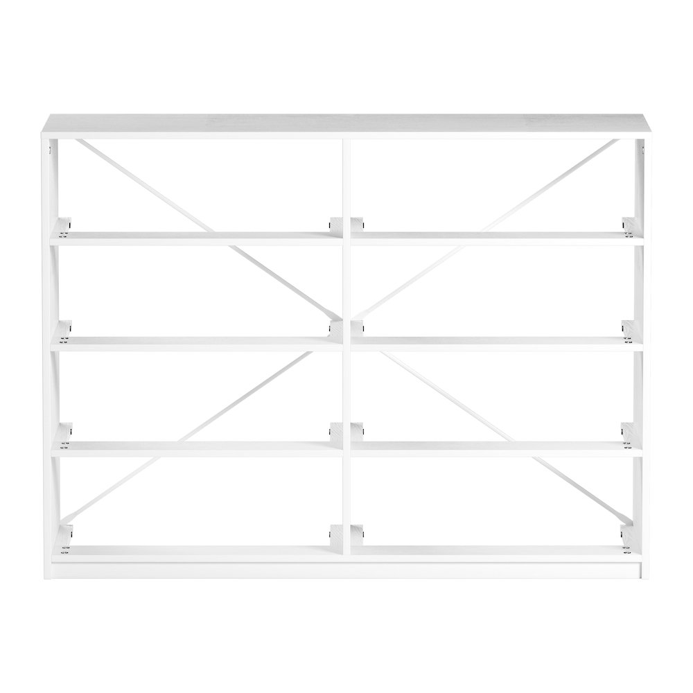 8-Drawer Dresser with Large Fabric Drawers, White. Picture 9