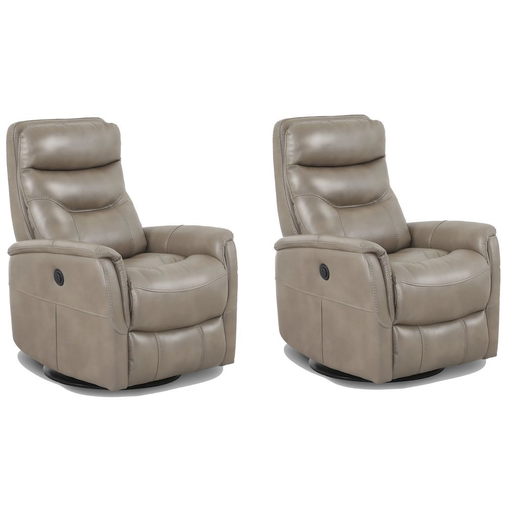 Linen Recliner Nursery Glider Set – Elegant Boucle Chairs for Comfort. Picture 1
