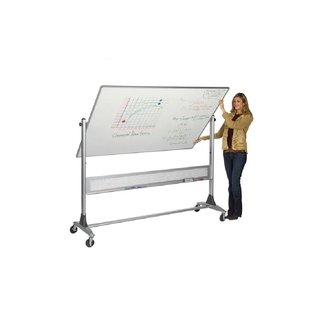 MooreCo Balt Dura-Rite Reversible Board - 30" (2.5 ft) Width x 40" (3.3 ft) Height - Anodized Aluminum Frame - Rectangle - Assembly Required - 1 Each. Picture 2
