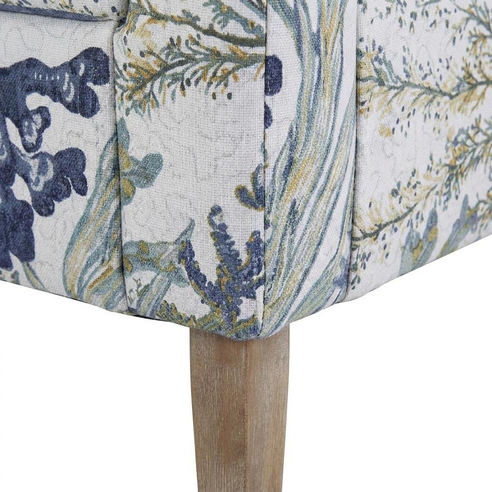 Oceanside Armchair with Fabric Upholstery and Wooden Frame for Stylish Comfort. Picture 6